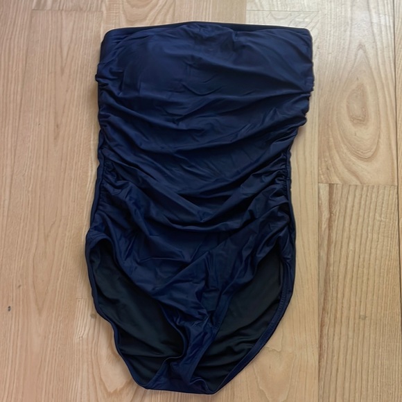 J. Crew Swim J Crew Long Torso Navy Bathing Suit New Poshmark